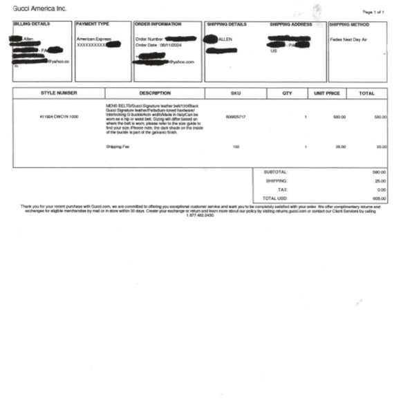 Men's Gucci Belt - NWT - Picture 12 of 12